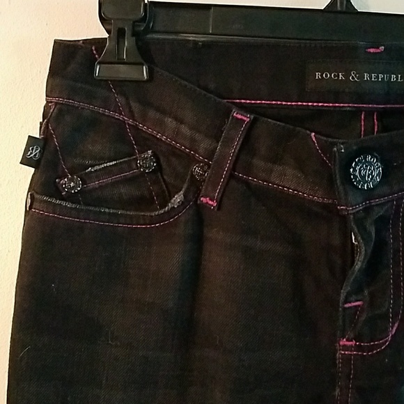 Rock and Republic Size 26 Womens Straight Leg Jean - Picture 2 of 8